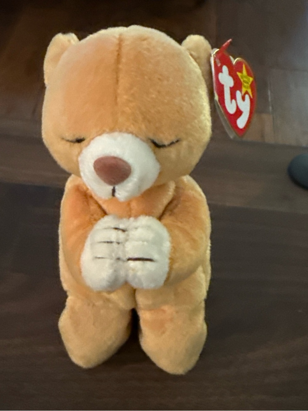 Vintage 1999 Ty “Hope” Praying Teddy Bear Plush w/ Tags Retired